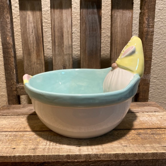 Easter Gnome Salt & Pepper Shaker Set & Easter Gnome Bowl Bundle, Easter Gnomes - Picture 6 of 16